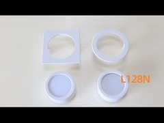 A superfície recarregável da parede do diodo emissor de luz da luz de emergência da bateria montou