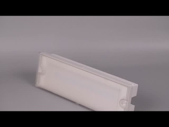 IP65 Luz de emergência LED à prova d'água 7,5 W PC Material do difusor