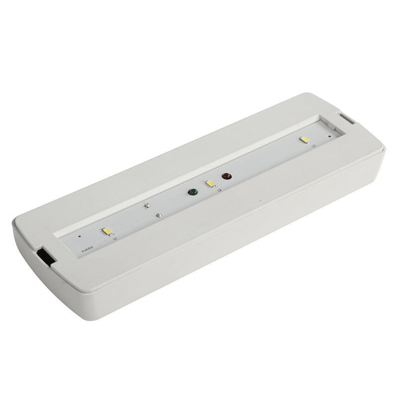Luz de Emergência Recarregável 110V 220V com Bateria de Reserva e Autoteste L116M-C