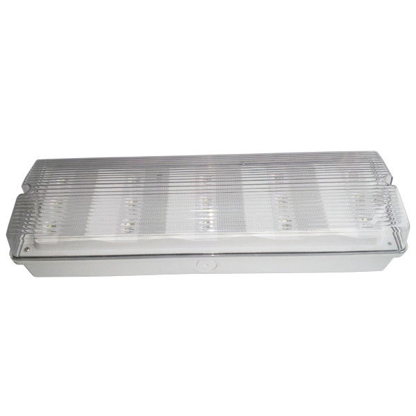 Luz de Emergência Recarregável à Prova d'Água 3W LED para Locais Úmidos, Caixa Externa em ABS, IP65 L102M