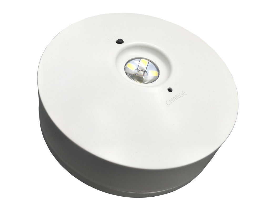 IP20 SMD LED redonda luz de emergência recarregável com bateria de reserva 3 horas de operação L114N