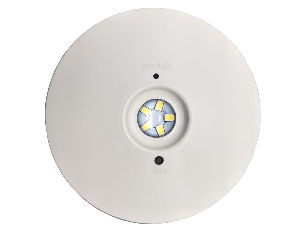 IP20 SMD LED redonda luz de emergência recarregável com bateria de reserva 3 horas de operação L114N