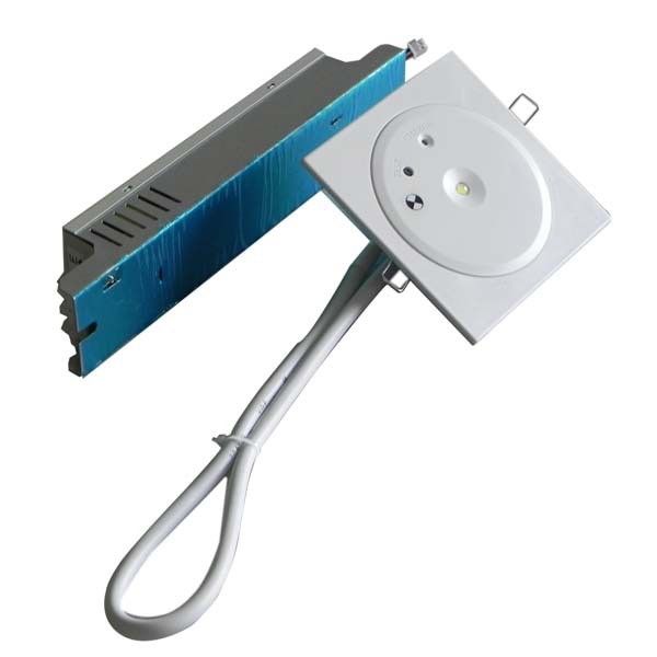 Luz de Emergência IP20 com LED para Falha de Energia, Autoteste, Bateria Ni-Mh de 3W SMD