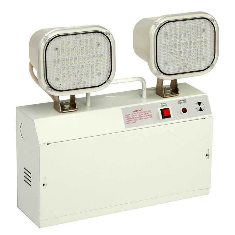 Bateria Twin Head 3014 SMD LED luz de emergência recarregável com bateria TL084BN