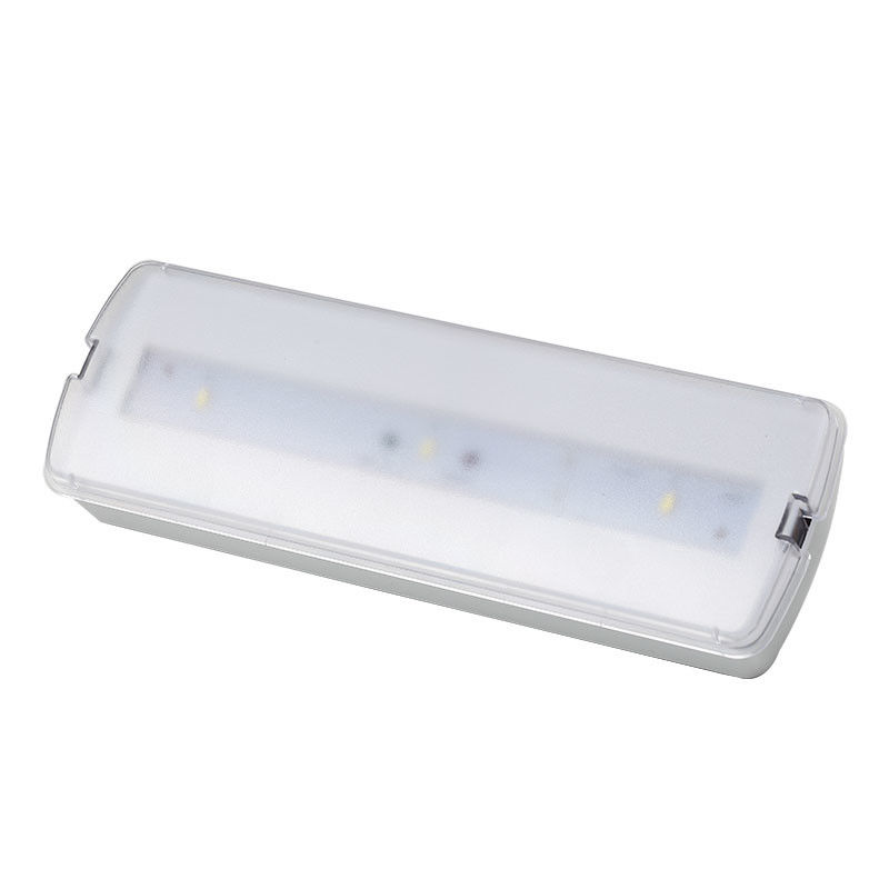 Luz de emergência de LED recarregável com bateria IP20 montada na parede 3 horas de operação L116N-A