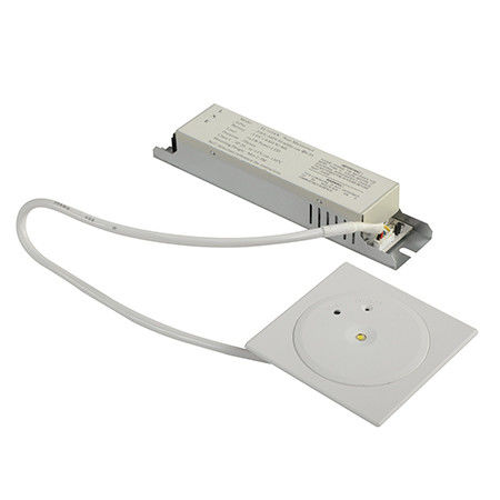 Luz de Emergência Embutida no Teto para Interior 110V 220V IP20 com Bateria de Reserva LED Branco SMD 3W