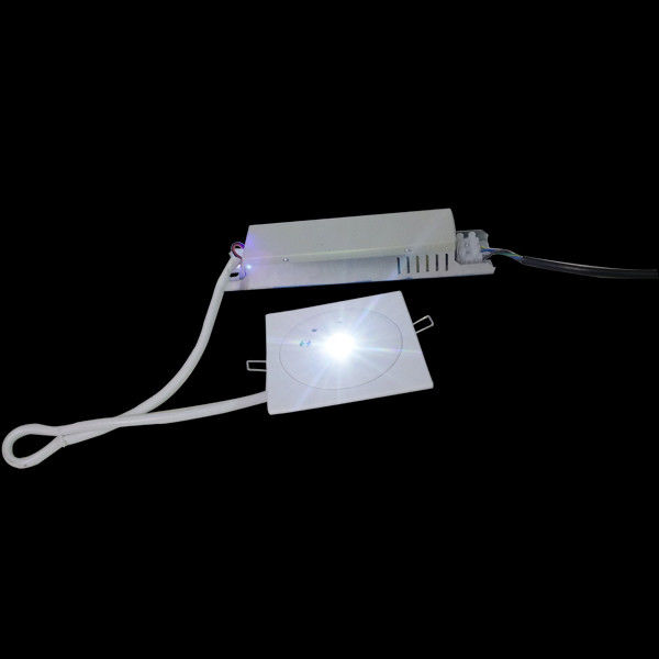 Luz de Emergência Embutida no Teto para Interior 110V 220V IP20 3W SMD LED Branco