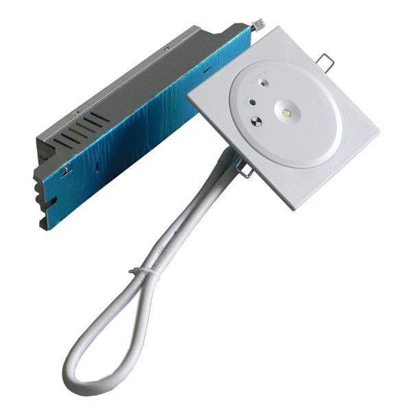 Lâmpada de emergência de bateria IP20 de teto recuada com bateria de backup 3W SMD LED branco
