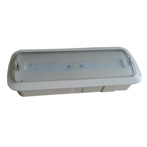Luz de Emergência LED Embutida em Parede para Exterior 220V com Bateria de Backup Mantida SMD 5730 L116M-C