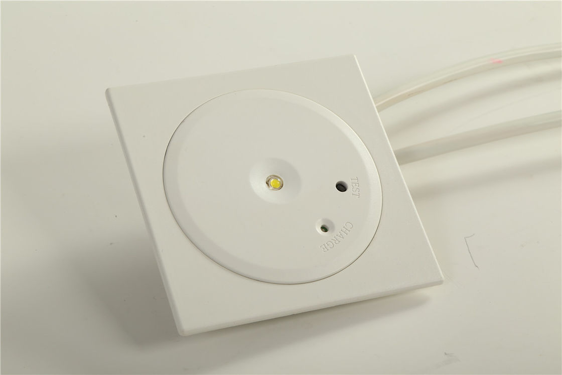 Lâmpada de emergência de incêndio de LED em recessos homologada pelo CE 1W SMD LED branca Ni-Cd bateria