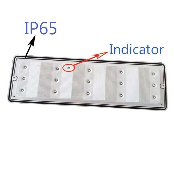 Superfície de parede montada impermeável Parede de emergência Luz LED Localização molhada Exterior IP65 L102M