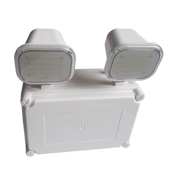 Luz de Emergência Industrial à Prova d'Água 2x4W para Falha de Energia IP65 Local Úmido Twin Spot TL084AN para Exterior