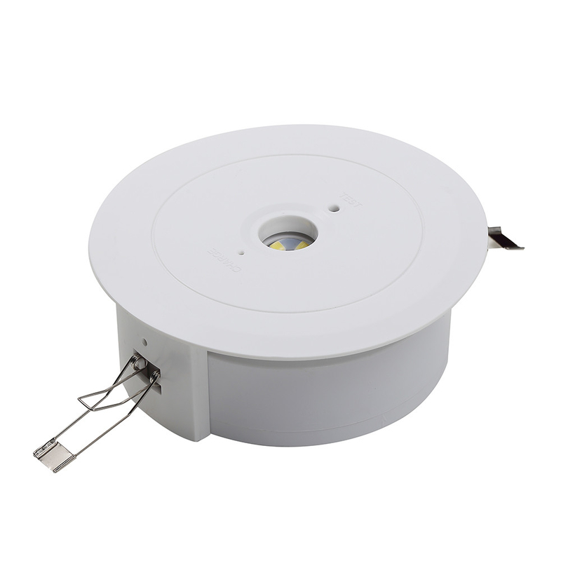 -10oC a 55oC Luz de emergência de teto com duração de emergência de 3 horas e capacidade de bateria de 600mAh