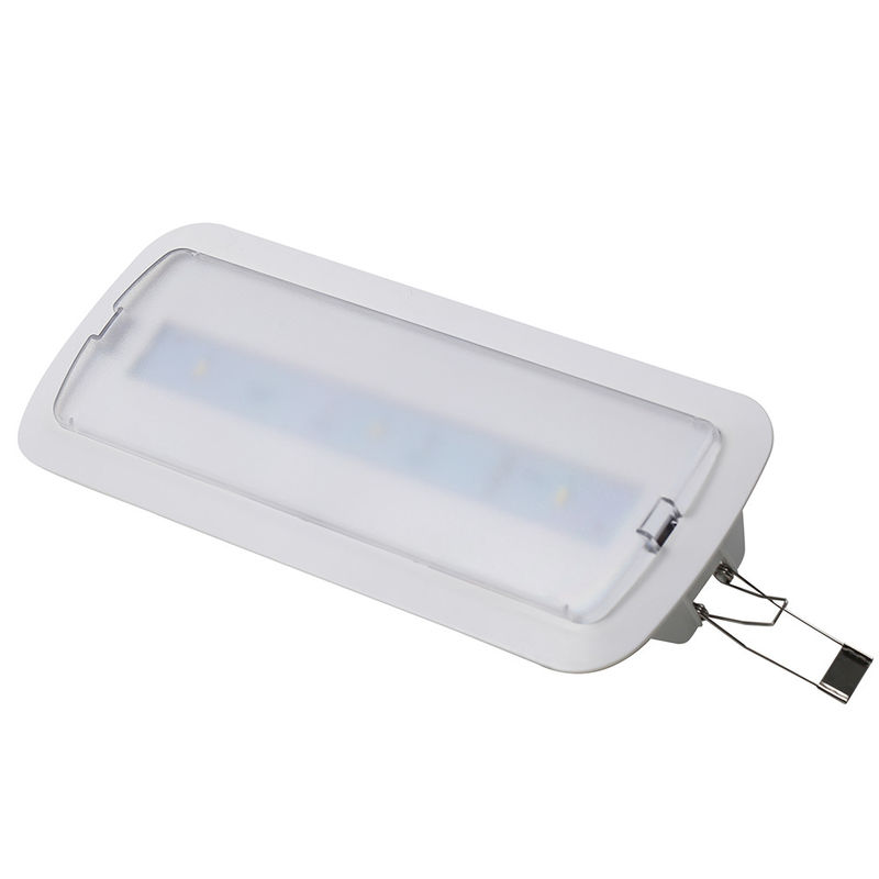 3pcs SMD 5730 LED Recessed luz de emergência com Ni-Cd bateria 3.6V 0.6Ah para mais de 3 horas de duração