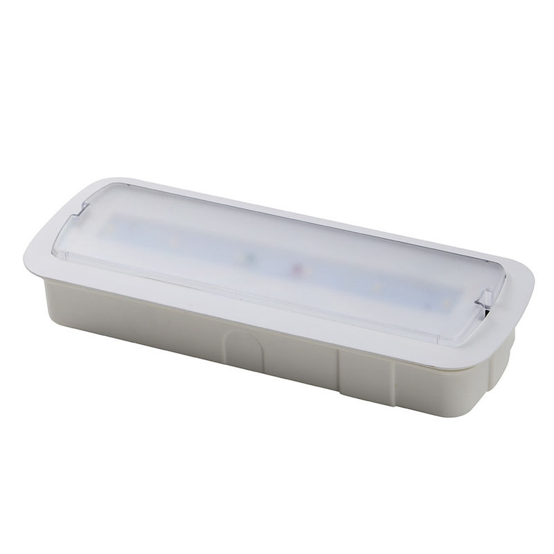 3pcs SMD 5730 LED Recessed luz de emergência com Ni-Cd bateria 3.6V 0.6Ah para mais de 3 horas de duração