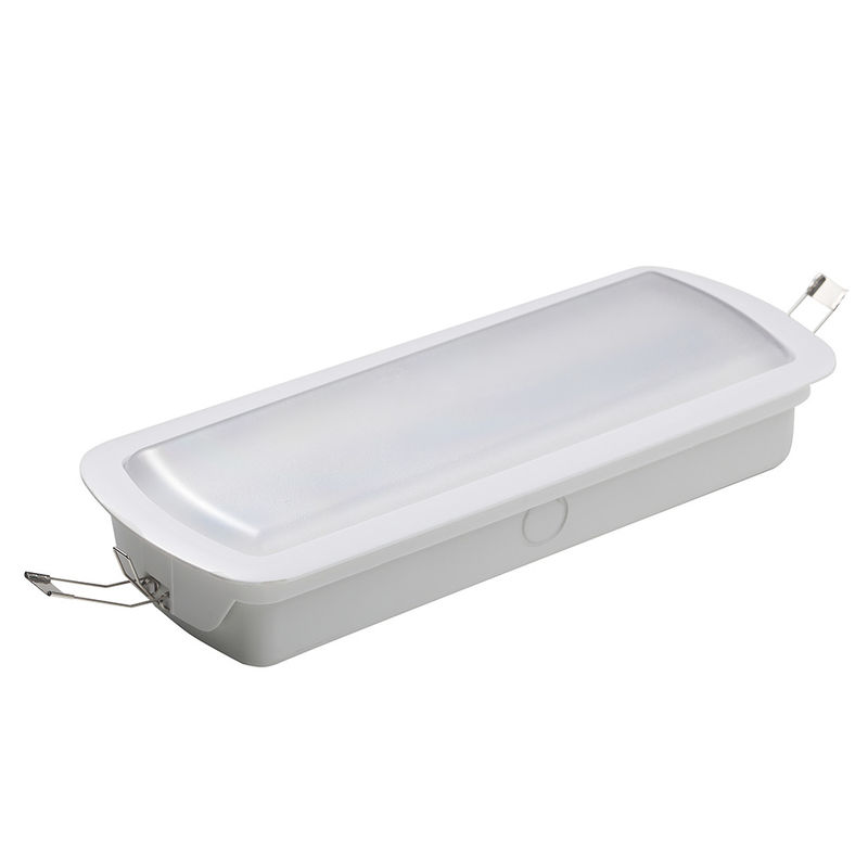3W Ni-Cd Bateria de reserva LED Recessed Ceiling Emergency Light 200LM IP20 L119MN-B