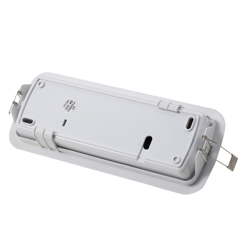IP20 Ni-Cd Bateria de backup Luz de emergência recessada com caixa ABS para compradores B2B