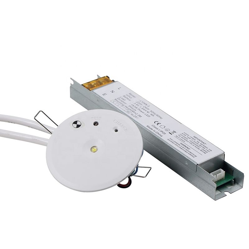 IP20 3W Lâmpadas de emergência recessadas comerciais não mantidas com bateria LED de emergência L104N-3