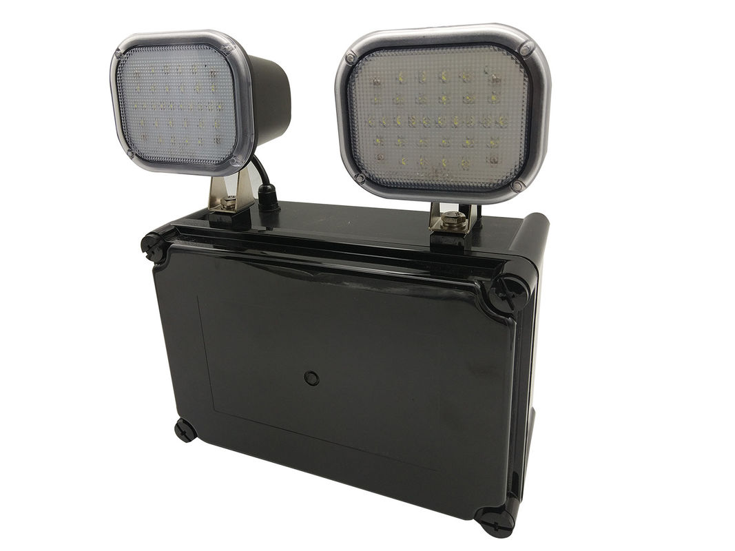 Luz de Emergência LED Dupla à Prova d'Água IP65 com Bateria Recarregável de 3 Horas L107N