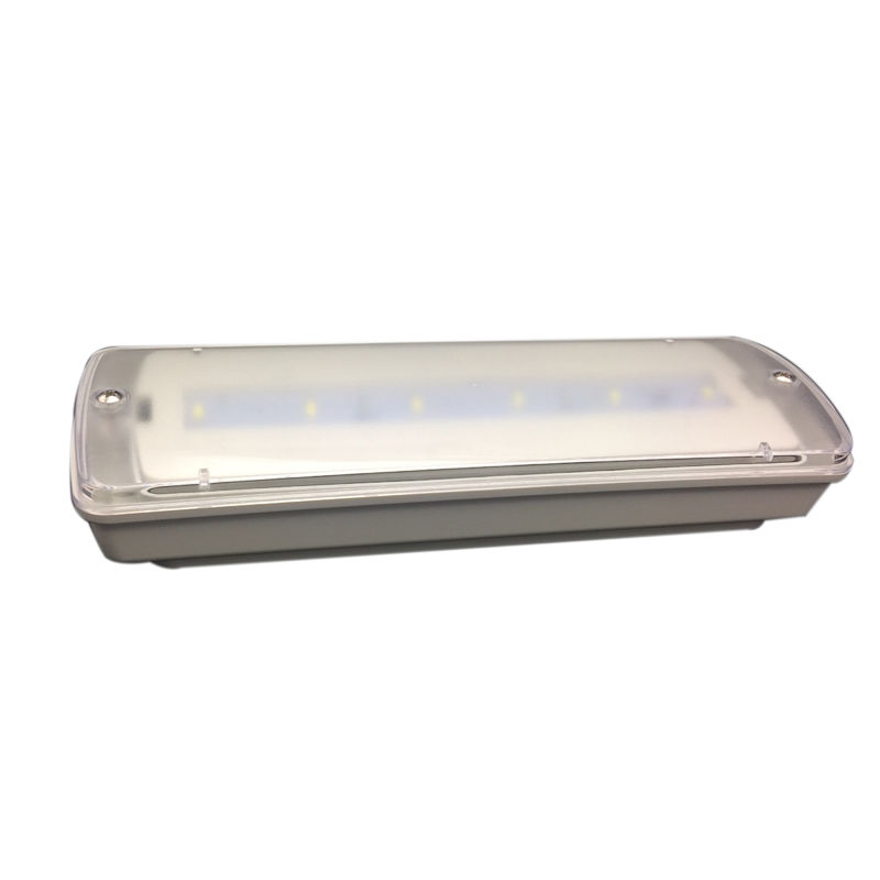 Luz de Emergência à Prova d'Água, Tamanho Pequeno, LED, Bateria Ni-Cd, Duração de 3 Horas, L116N-D