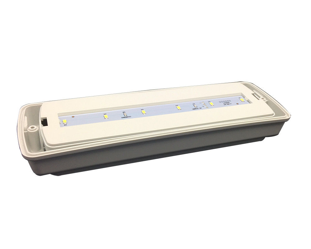 Luz de Emergência à Prova d'Água para Corredor 200LM 3W LED Recarregável para Locais Úmidos Exterior IP65 L116N-E
