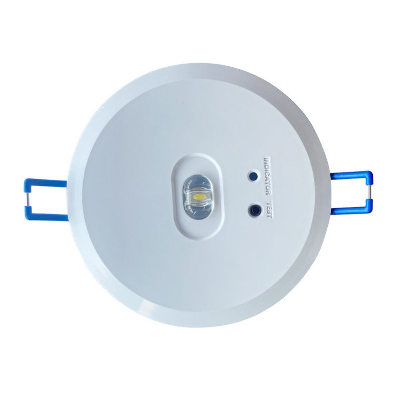 Luz de Emergência Recuada para Teto Comercial Não Mantida com Bateria de Reserva, LED COB, Bateria de Íon de Lítio, Carcaça de Aço L118N