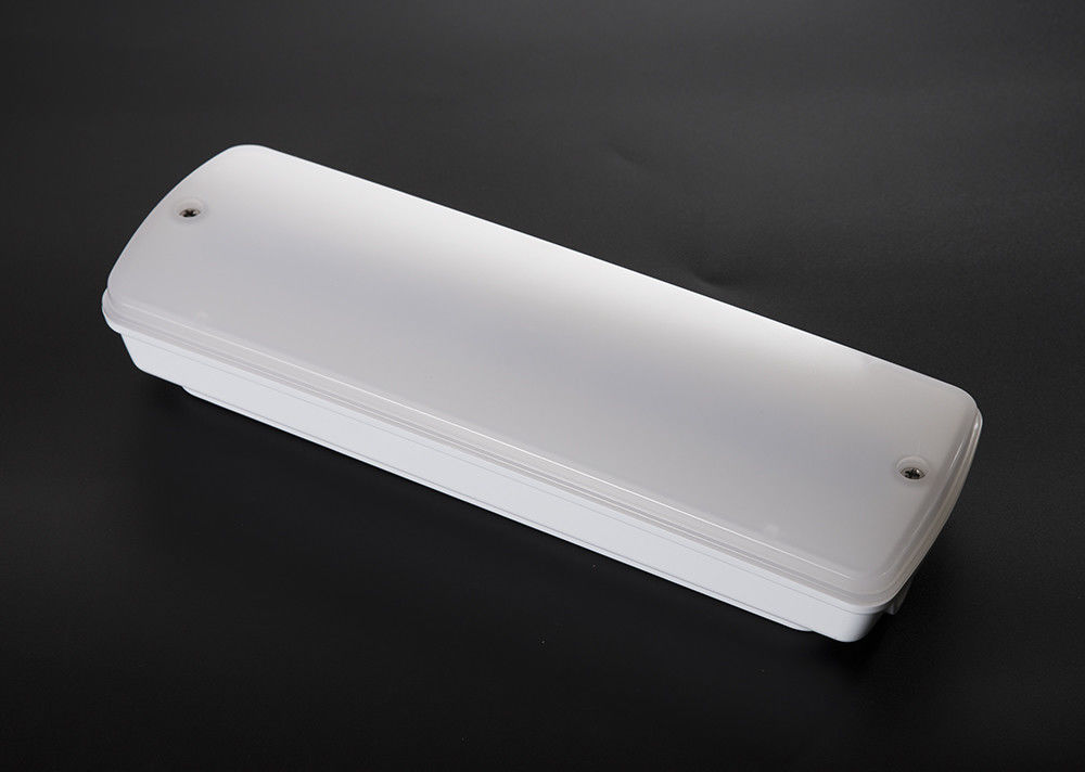 Lâmpada de emergência de não manutenção padrão CE com classificação de resistência à água IP65 e bateria Ni-Cd