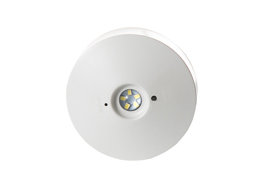 Lâmpada de emergência redonda mini LED recarregável com bateria de reserva montada na parede 220V 240V L114N