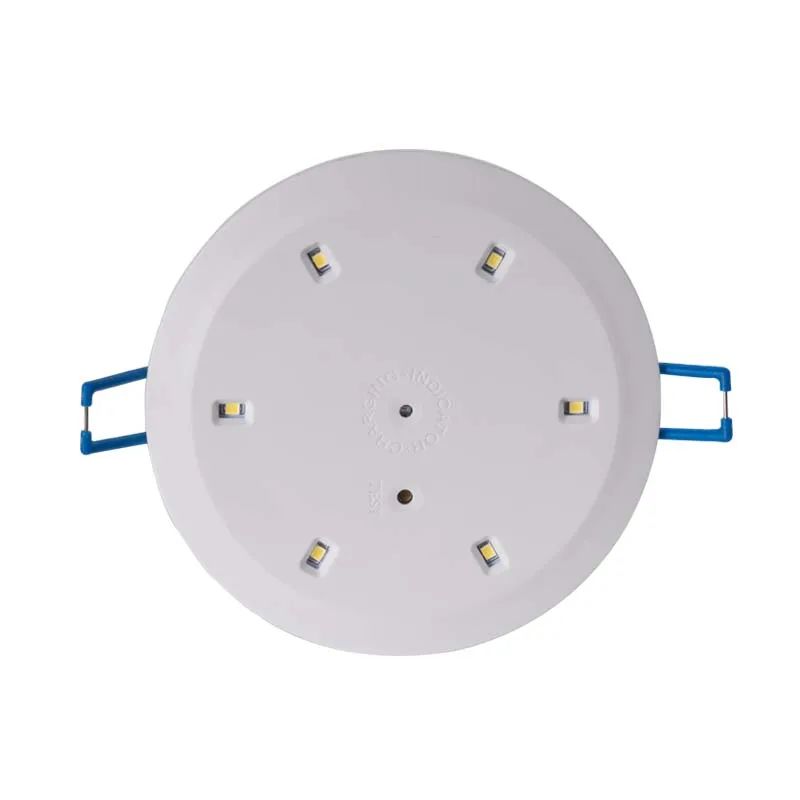 Luz de emergência de teto LED COB 3W 3 horas de backup 600mAh Bateria Ni-Cd L117N