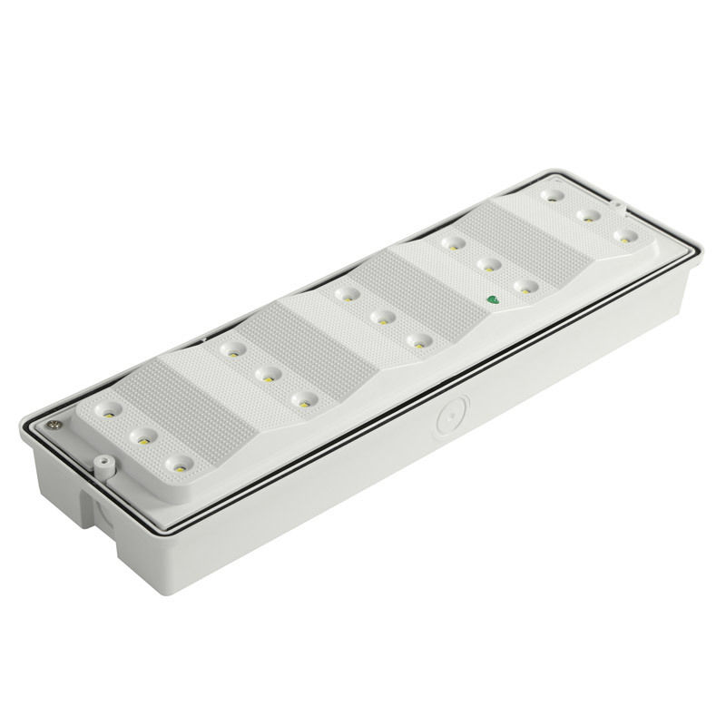 Luz de Emergência LED à Prova d'Água IP65 com Bateria Ni-Cd de 3W, 15pcs 2835 SMD, 6500K