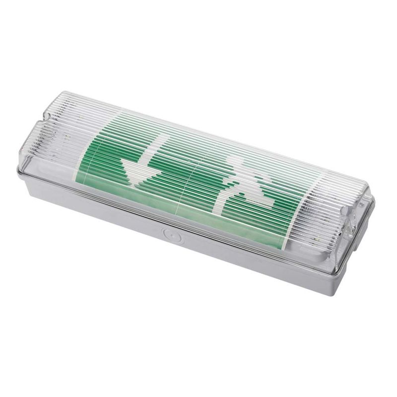 Luz de Emergência LED à Prova d'Água IP65 com Bateria Ni-Cd de 3W, 15pcs 2835 SMD, 6500K