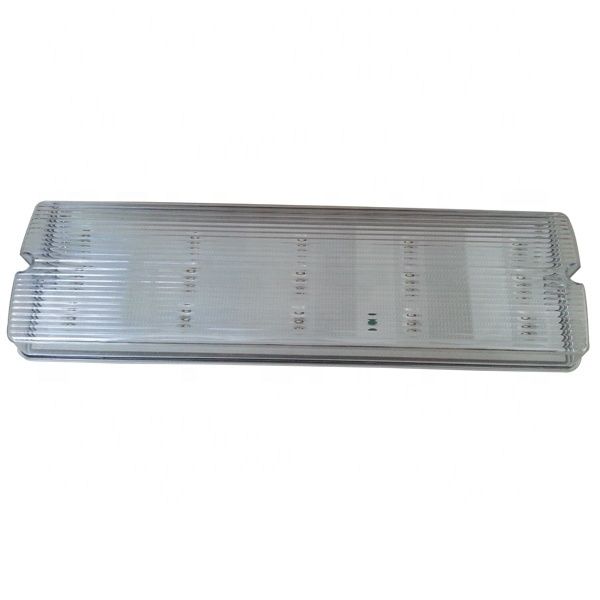 Luz de Emergência LED à Prova d'Água de 3W 6000K Montada na Parede IP65 Branco Frio Vida Útil 50000 Horas