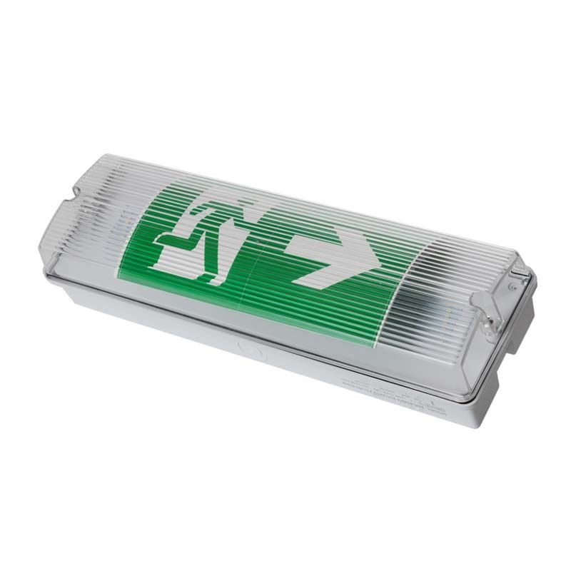 Luz de Emergência à Prova de Intempéries para Elevador com LED IP65 220V 240V 3H Bateria Ni-Cd Luminária
