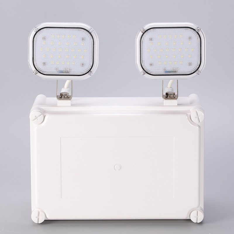 Luz de Emergência LED Twin Spot de Alto Lúmen 2x6W com 3 Anos de Garantia e Vida Útil de 50000 Horas