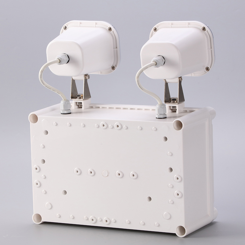 Luz de Emergência LED Twin Spot de Alto Lúmen 2x6W com 3 Anos de Garantia e Vida Útil de 50000 Horas