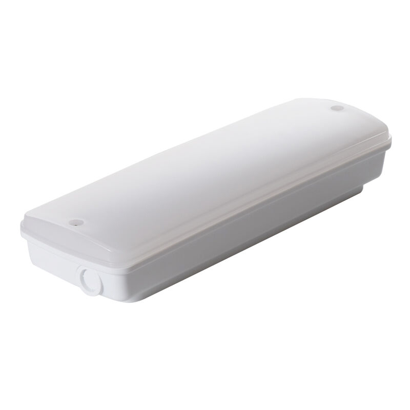 Luz de Emergência LED Industrial IP65 à Prova d'Água para Locais Úmidos, Uso Externo, Bateria de Ni-Cd com Autonomia de 3 Horas