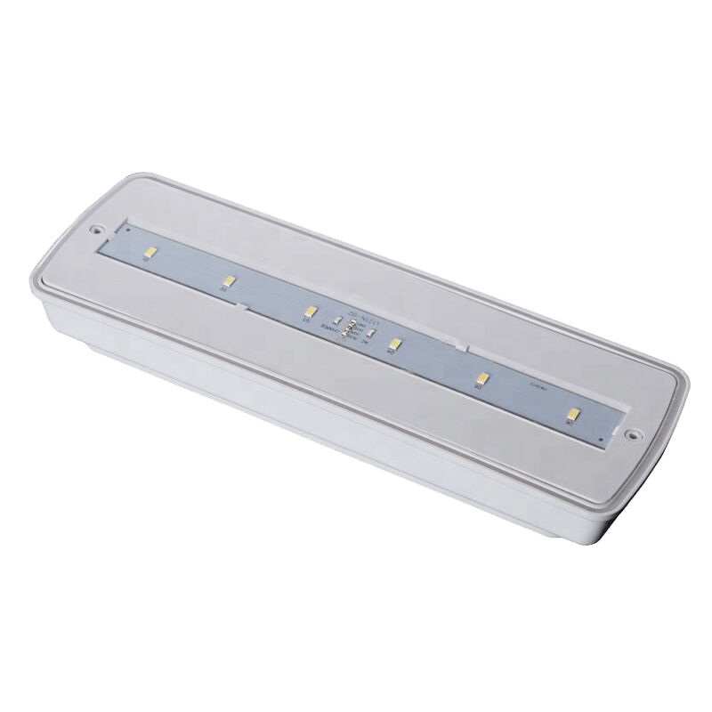 Luz de Emergência LED Industrial IP65 à Prova d'Água para Locais Úmidos, Uso Externo, Bateria de Ni-Cd com Autonomia de 3 Horas