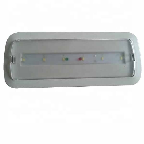 Luz de Emergência LED Recarregável Embutida no Teto Montada na Parede de 3W com Garantia de 3 Anos e Backup de 180 Minutos