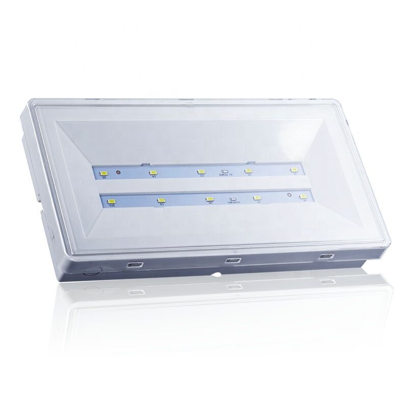 Luz de Emergência LED à Prova d'Água IP65 de 5W para Locais Úmidos com Garantia de 3 Anos e 25000 Horas