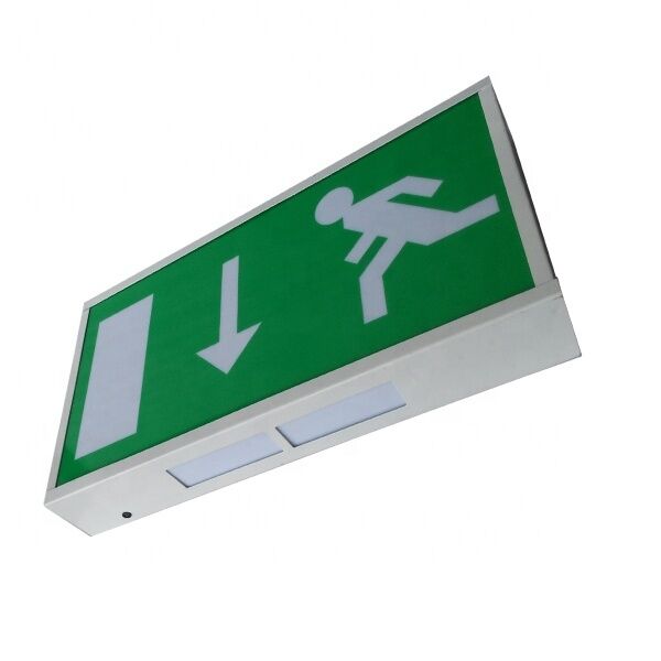 3W LED sinal de saída de emergência com 3 anos de garantia e 180 minutos de tempo de emergência luz de emergência LED recarregável