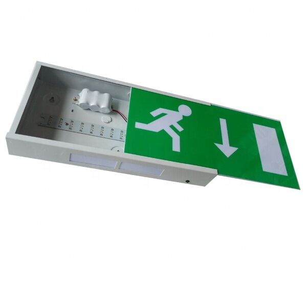 3W LED sinal de saída de emergência com 3 anos de garantia e 180 minutos de tempo de emergência luz de emergência LED recarregável