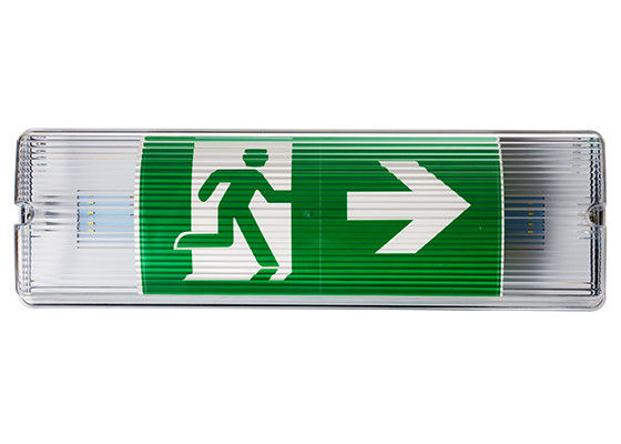 Luz de emergência à prova d'água com funcionamento de 3 horas para revestimento e placa ABS externos