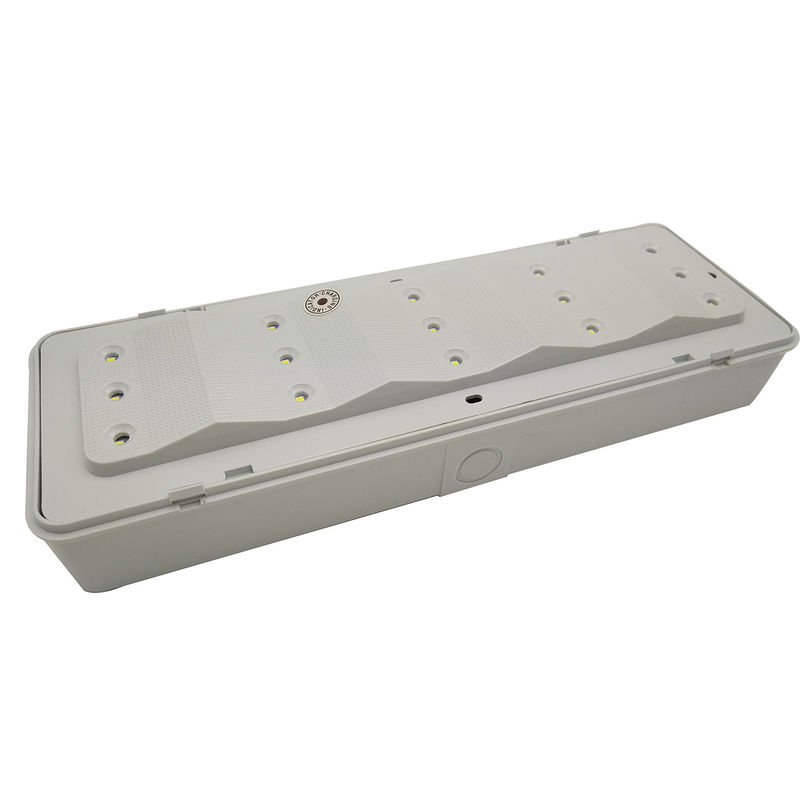Luz de emergência LED ABS resistente ao fogo com duração de 3 horas e bateria de níquel-cádmio