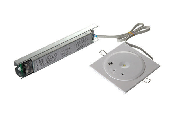 Luz de Emergência LED Recessed Comercial IP20 para Economia de Energia com Bateria de Backup Downlight 3W SMD Branco
