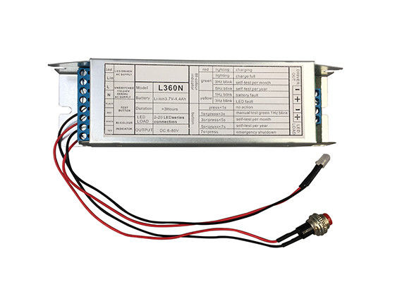 Kit de conversão de emergência de saída de 4-5W com bateria de iões de lítio de 7,2 V e duração superior a 3 horas