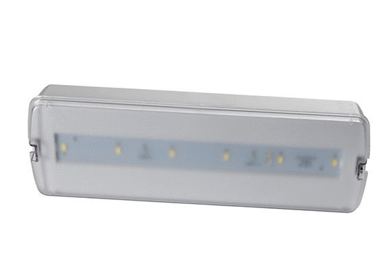 Luz de Emergência LED Recarregável Industrial 3W com Bateria de Reserva Retardante de Chama Montagem em Parede L116N-A1