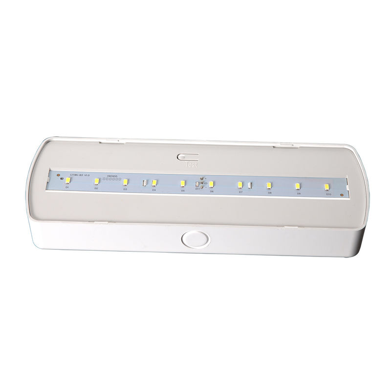 Resistência ao fogo ABS LED Luz de emergência 3.6V Ni-Cd Bateria 3 horas Duração L119N-A