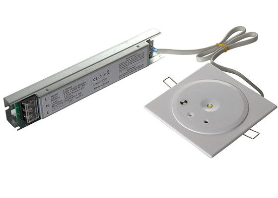 3W 3 Horas de Operação Commercial LED Tail Emergency Downlight com bateria de backup Recessed Long Life