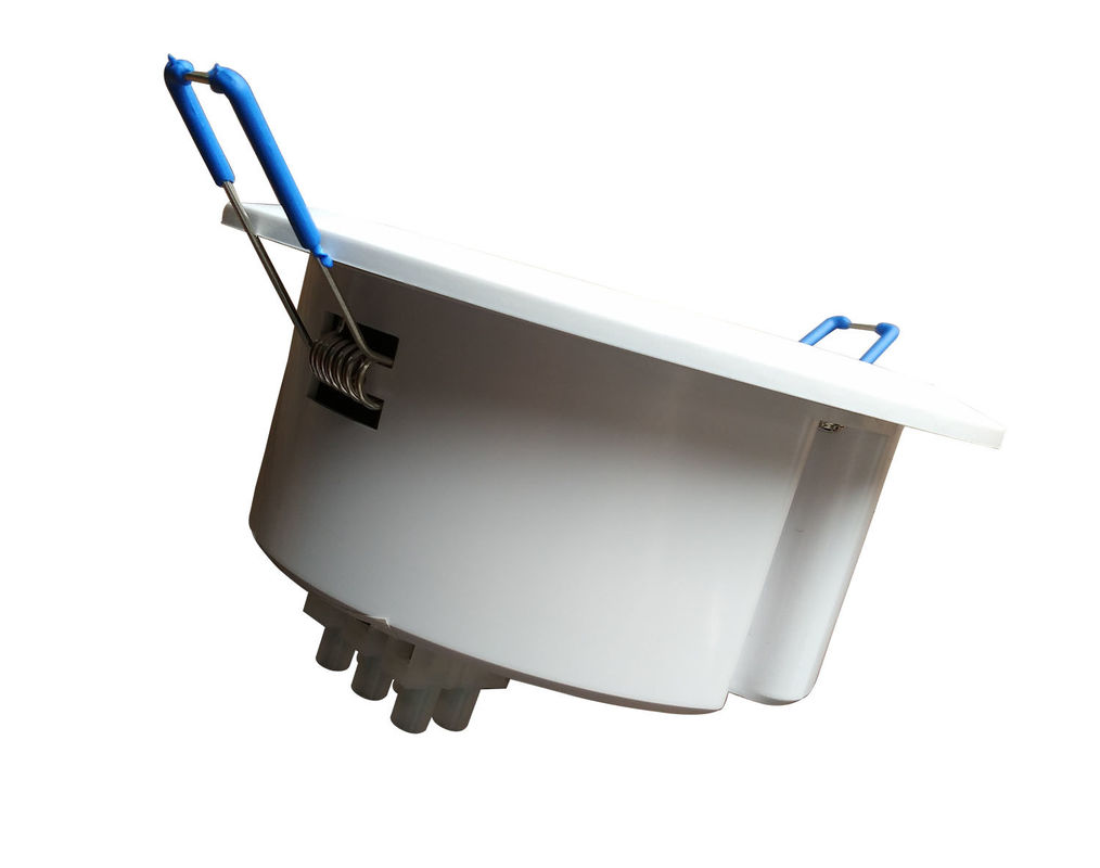 Luz de Teto de Emergência LED Embutida Bateria Ni-Cd 3.6V Carcaça de Aço IP20 L117N