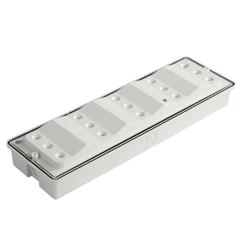 Lâmpada de emergência LED impermeável Retardante de incêndio ABS Casing Localização molhada 15pcs 2835 SMD IP65 L102M